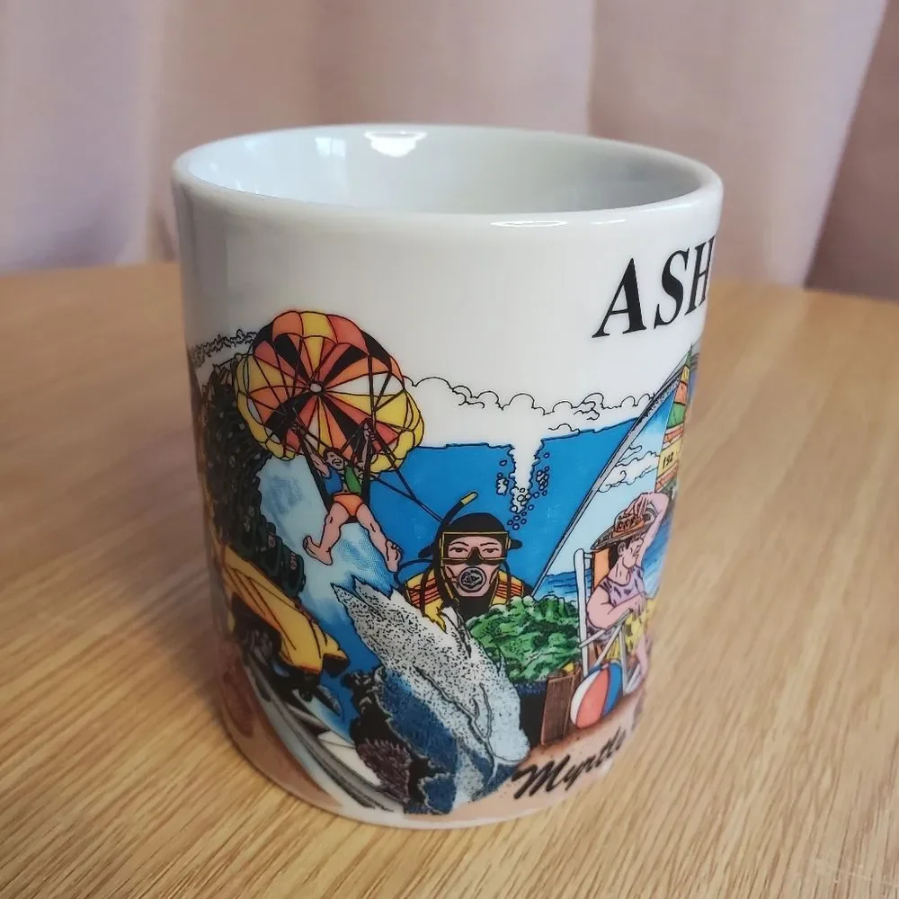 Ashley Myrtle Beach South Carolina Souvenir Keepsake Coffee Mug‎